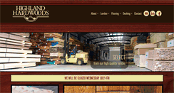 Desktop Screenshot of highlandhardwoods.com